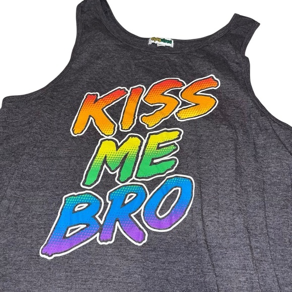 Tipsy elves kiss me bro pride tank top small S - Picture 5 of 5
